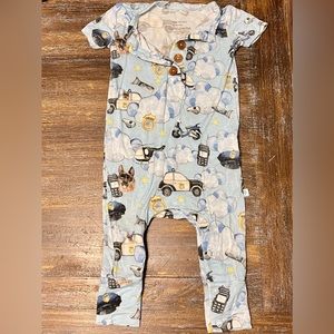 Posh Peanut Police Romper 6-9 months